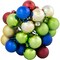 Northlight 6.75" Multicolor Shatterproof Ball Ornament Christmas Pick